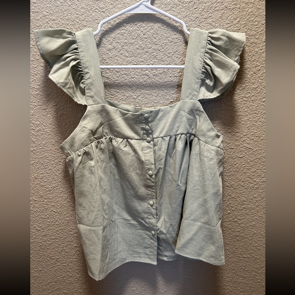 Green blouse